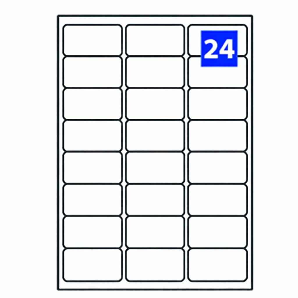 A4 Address Labels 24 Per Sheet, 42 Sheets (1008 Labels), Sticky White Self Adhesive Printable Labels for Inkjet & Laser Printers, Easy Peel Postage Stickers, L7159 J8159 Compatible, EJRange