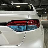 【松印】車種専用 テールライトフィルム カローラ セダン ZWE211 ZWE214 ZWE215 ZWE219 ZRE212 NRE210 MZEA17 ハイブリッド WXB 【カラー：クリアブラック】【代引き可】