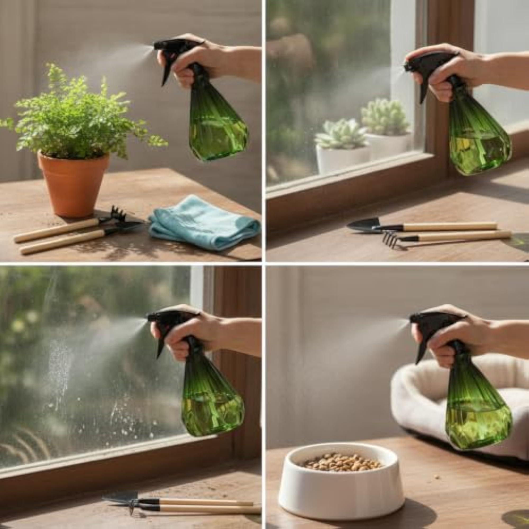 Handheld Plant Mister Spray Bottle for Gardening, 2-Pack