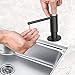 Samodra Sink Soap Dispenser, Metal Pump Head Liquid Lotion Countertop Kitchen Bathroom Soap Dispenser with 17 OZ PET Bottle (Black Matte)