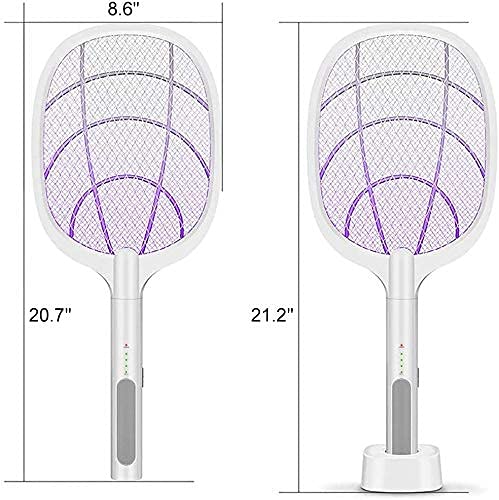 fly swatter,Elektrische Muggenmepper,Elektrische Vliegenmepper | Elektrische Bug Zapper | Dubbele Lagen Meshbescherming… - Image 8