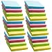 Super Sticky Notes, Self-Stick Notes, 24 Pads/Pack, 100 Sheets/Pad, Sticky Notes 3x3 inch with Assorted Colors, Post Notes for Study, Works, Daily Life etc.