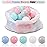 LANGXUN 50 100 200 Balls Soft Plastic Ball Pit Balls for Kids, Gift for Baby Toddler Birthday Christmas, Ball Pit Play Tent, Baby Kiddie Pool Water Toys, Party Decoration