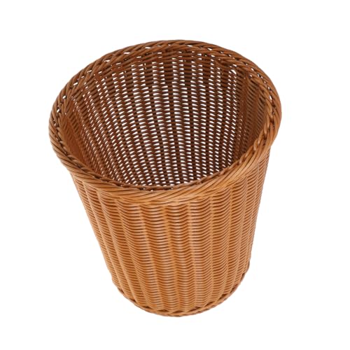 Cabilock 1 Stück Rattan-Mülleimer Pflanzgefäß Aus Holz Dekorative...