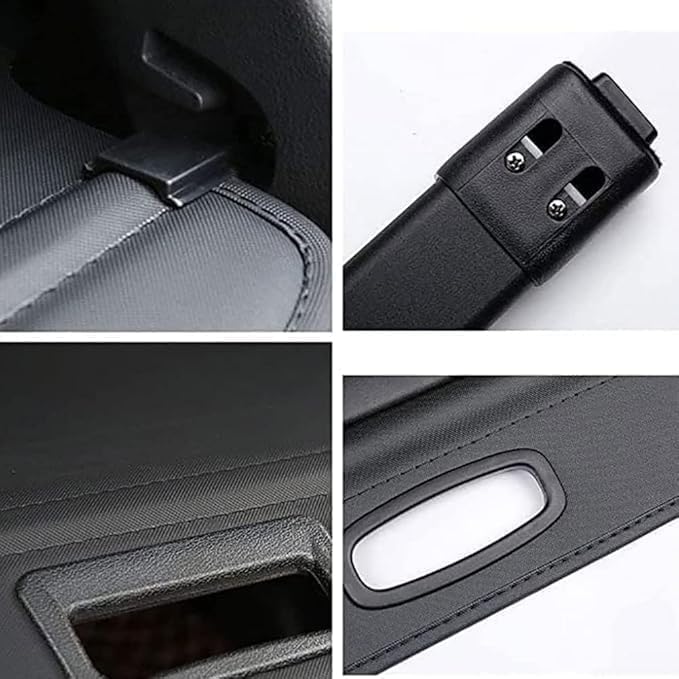 Auto Retrattile Cappelliera Bagagliaio Coperture per Nissan Qashqai 2023-2025, Tronco Cappelliera Coperchi Tenda Bagagliaio Tendalino Carico