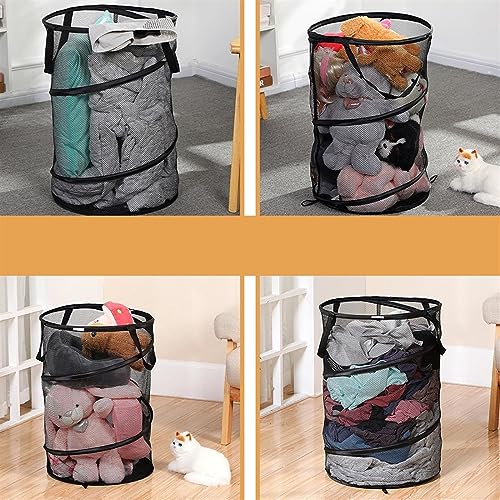 Panier à linge pliable et suspendu pour optimiser l'espace - 4