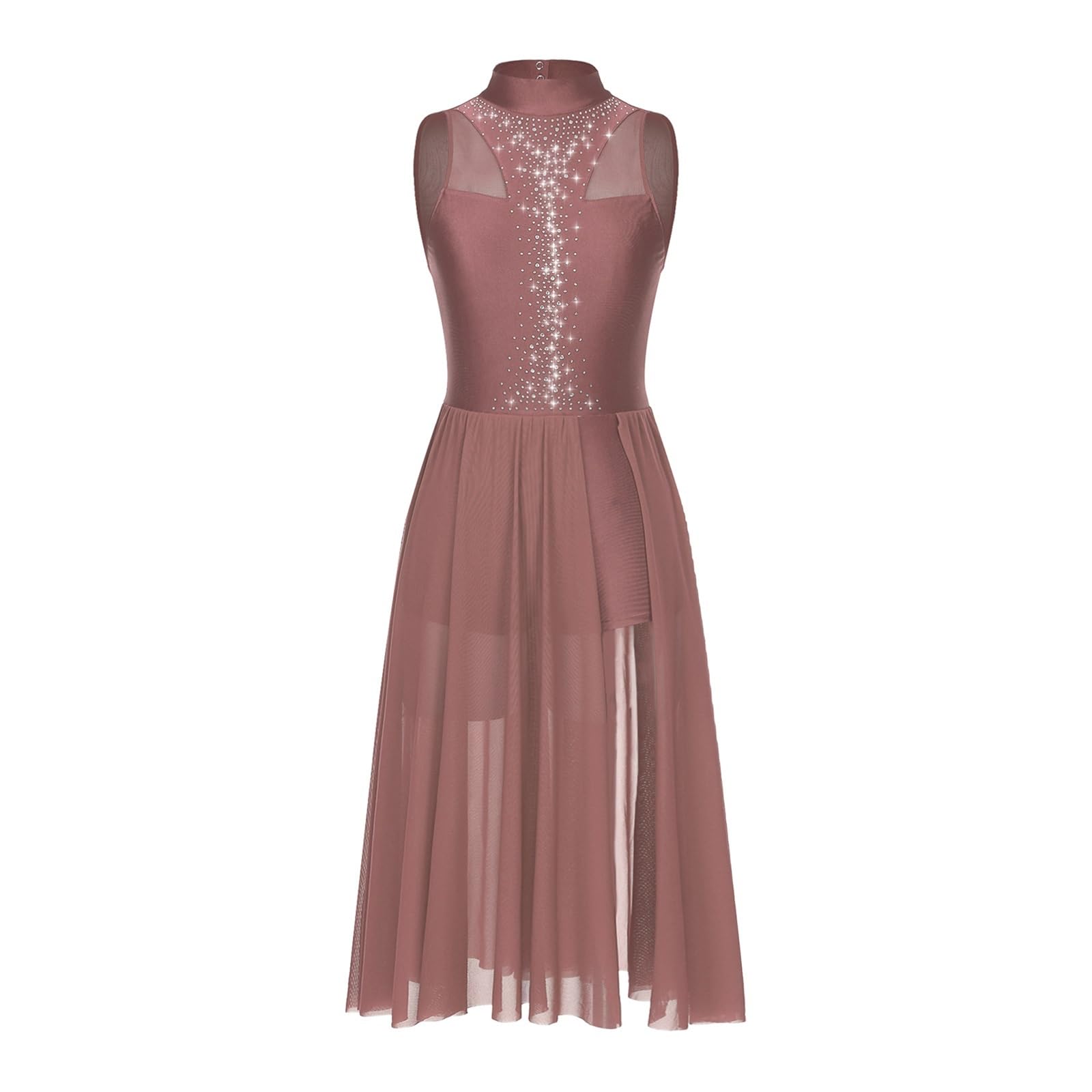 Danza Lírica Contemporánea Vestido Gymmatics-Ropa de baile de Ballet contemporáneo moderno, vestido de baile lírico, vestido brillante con diamantes de imitación, disfraz de patinaje artístico For Det