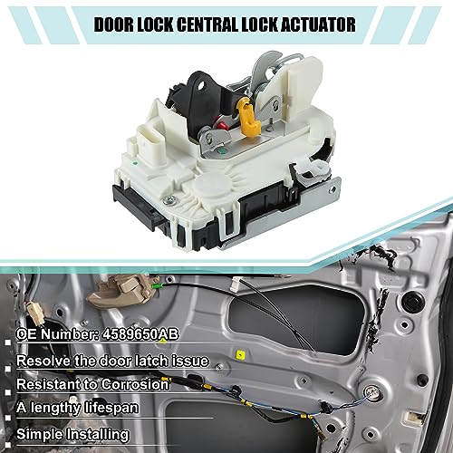 Image of ACROPIX Rear Right Side Door Latch Actuator Door Lock Central Lock Actuator Fit for Dodge for Ram 3500 2010 No.4589650AB - Pack of 1