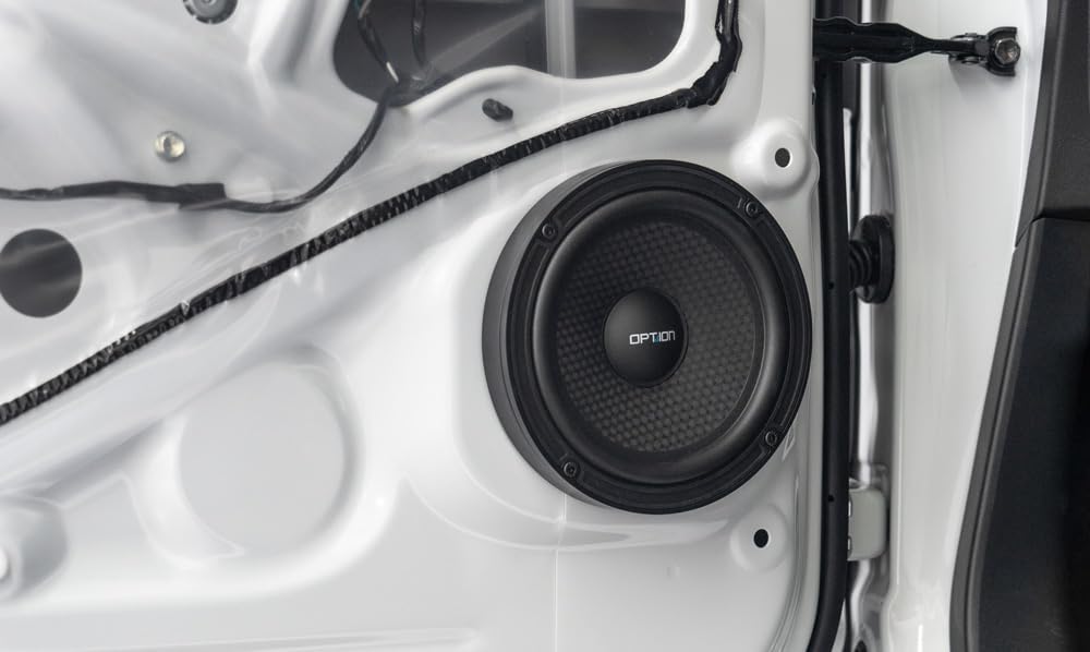 Option DSP Sounddupgrade V3 compatible con Suzuki Jimny (Tipo GJ/HJ) - 100% Plug & Play de actualización de sonido con amplificador DSP, altavoz frontal, altavoz trasero, subwoofer y aislamiento