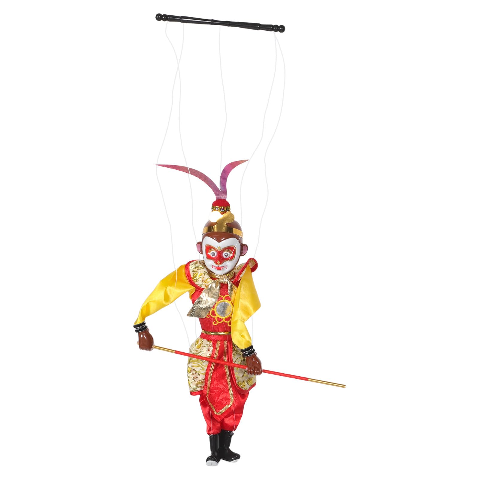 BESPORTBLE Marionnette à Main à ficelles : marionnettes Chinoises - Poupée Sun Wukong pour des activités en Classe favorisant l'interaction Parent-Enfant