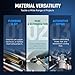 Antstone Hydraulic Tube Expander Swaging Tool Kit HVAC Hydraulic Copper Pipe Tube Expander 7 Sizes for 3/8 to 1-1/8 Inches Pipes with Tube Cutter Deburring Tool Plumbing Refrigeration Automotive