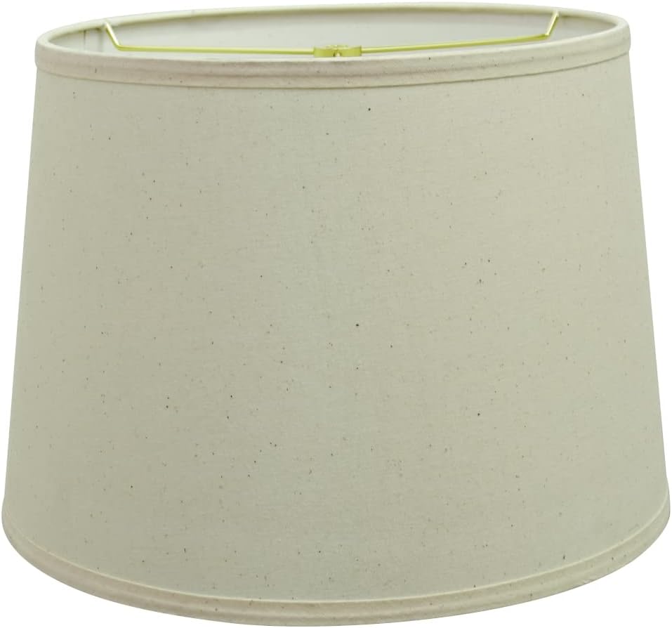 Aspen Creative 32319A Transitional Hardback Empire Shaped Spider Construction Lamp Shade in Off White, 12" Top x 14" Bottom x 10" Slant Height