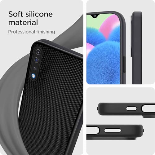 Image of Jkobi Rubberised Back Cover Case for Samsung Galaxy A30s (Textured Grip Design | Camera Protection | Slim and Light Weight | Soft Touch and Feel)