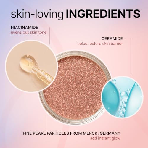 Image of Sotrue Dark Spell Kohl Kajal + Rose Gold Radiance Multipurpose Strobe Cream Combo | 24H Smudgeproof Kajal, Instant Glow | Waterproof Eye Makeup & Hydrating Primer, Highlighter Duo (18g, Rose Gold)