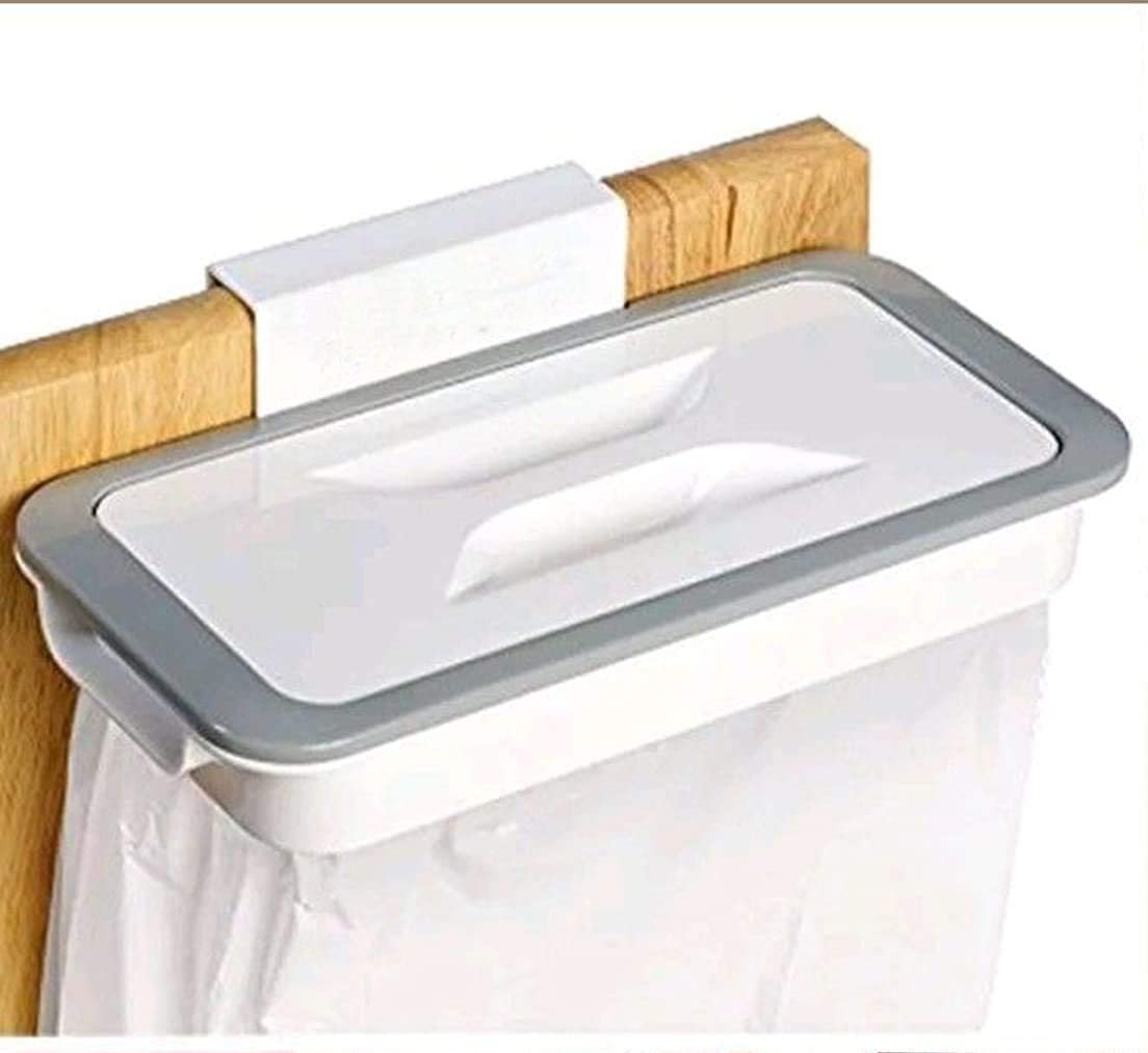 Sujeción para sacos residuos | Colgador para fundas de plástico | Gancho para cubo cajón caravana | Estructura mural para desechos | Contenedor plegable cocina