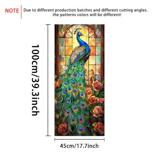 Película para ventana decorativa HOMETITUTE 39.3x17.7 pulg miniatura 3
