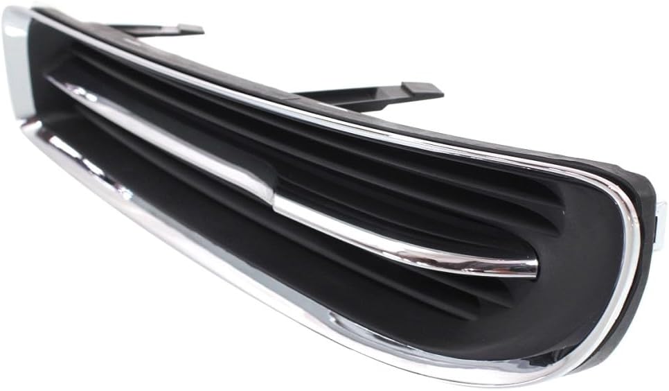 KarParts360 For Chrysler 300 2011 2012 2013 2014 Fog Light Cover Driver Side | Front | Black And Chrome | Replacement For CH1038127 | 68127945AB