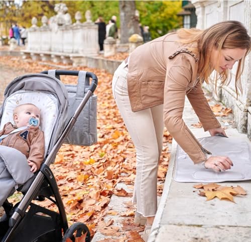 Miniatura 2 de Tends Cambiador Bebe Portatil Impermeable - Cambiador Bebe De Viaje Plegable Acolchado Que Mantiene Al Bebe Cómodo Y Limpio - Perfecto Como Regalos Originales Para Bebes Recien Nacidos