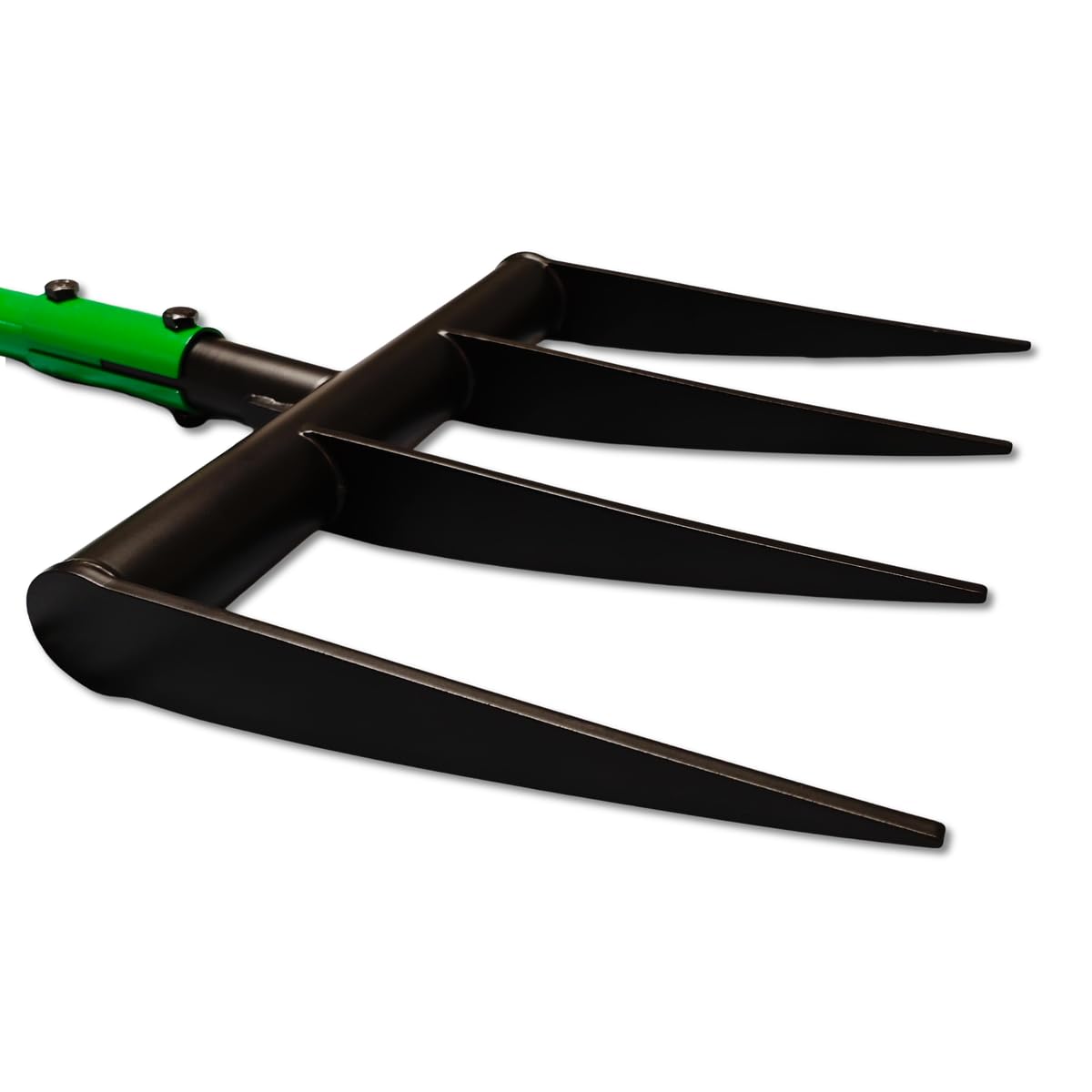 Grabegabel Broadfork mit 4 Carbonstahl-Zinken – Bodenlockerer für Garten & Gemüsebeet – 31 cm Arbeitsbreite – 105 cm Gesamtlänge – Manuelle Bodenbelüftung ohne Umgraben - Robuste top Qualität