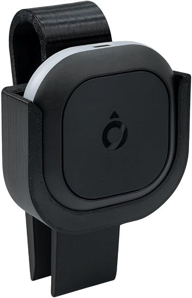 Sonnenblenden-Halterung kompatibel mit Tomtom Verkehrs-Assistent „Tom“ (Tomtom Tom Radarwarner) - StabilerClip für Autos | Fester Halt, Vibrationsarm, Einfache Montage (Schwarz) - 5
