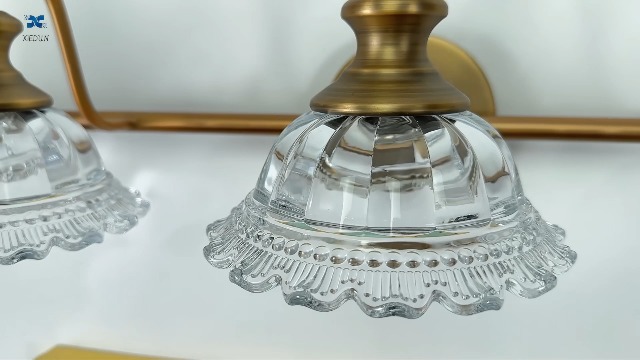 Image of XIEDUN 37.4 inch Bathroom Light Fixtures 5 Lights Vanity Lighting Fixtures (Exclude G9 Bulb) Vanity Lights for Bathroom