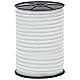VOSS.farming 200m Weidezaunband, 20mm, 1x0,20 Kupfer + 3x0,20 NIRO, Weiß Grün, Elektrozaun Weideband Pferde, Ponys, Rinder, Hunde, Schweine Band