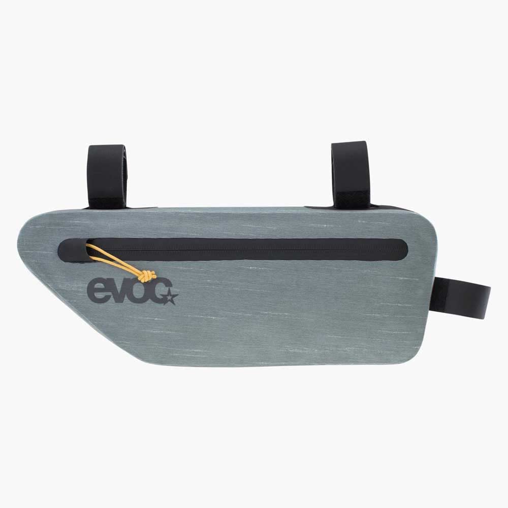 EVOC FRAME PACK M, lekka torba na ramę (idealne akcesorium rowerowe, praktyczna torba na rower górski, torba rowerowa, wymiary: 5,5 x 47 x 15 cm, waga: 220 g, pojemność: 3,5 l), stalowy
