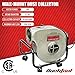 BUCKTOOL 1HP 6.5AMP Wall-mount Dust Collector with Remote Control and 2-micron Dust Filter Bag 550CFM Air Flow DC30A-1