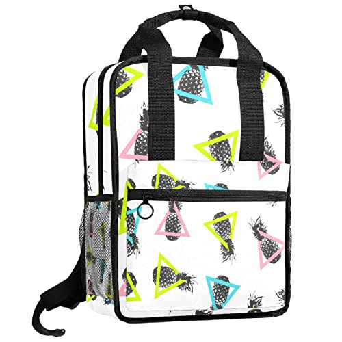 Sac à dos pour garçons avec motif flamants roses et bretelles réglables
