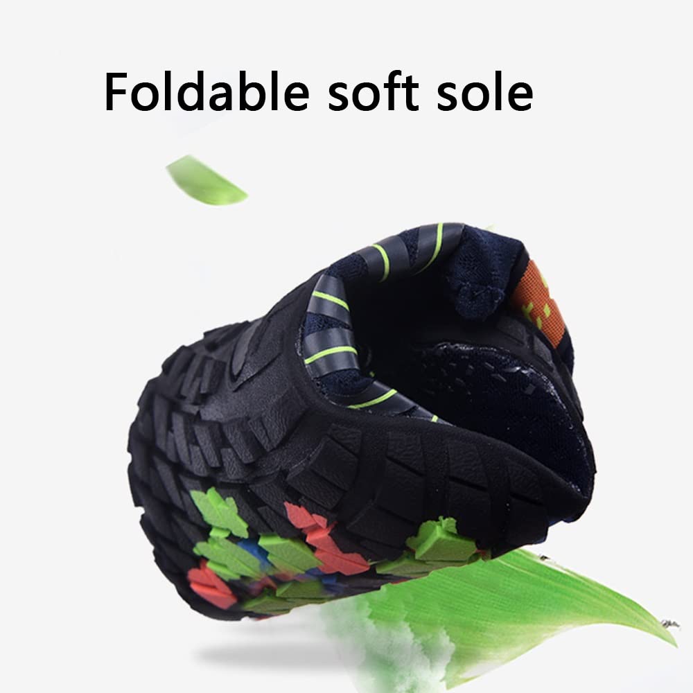 Damskie buty do wody, buty plażowe z kolorowymi wzorami i otworami drenażowymi Quick Dry oddychające buty do pływania Yoga Diving Boating dla Indoor i Outdoor