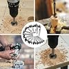 GMTOOLS Forstner Bit Set، 16PCS Forstner Drill Bits for Wood، Carbide Forstner Bit for Woodworking، Auger Opener Round Shank Drilling Tool for Hardwood، Softwood، Plastic، Plywood