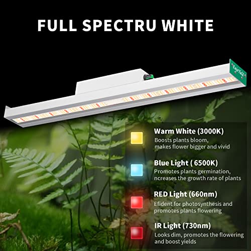 Enjoyield Diy-420 Led Grow Lights, Full Spectrum With Flower Booster Bar Grow Lights, 4X4Ft Dimmable Commercial Growing Lamp For Indoor Plants Veg And Flower With Daisy Chain #TOP3