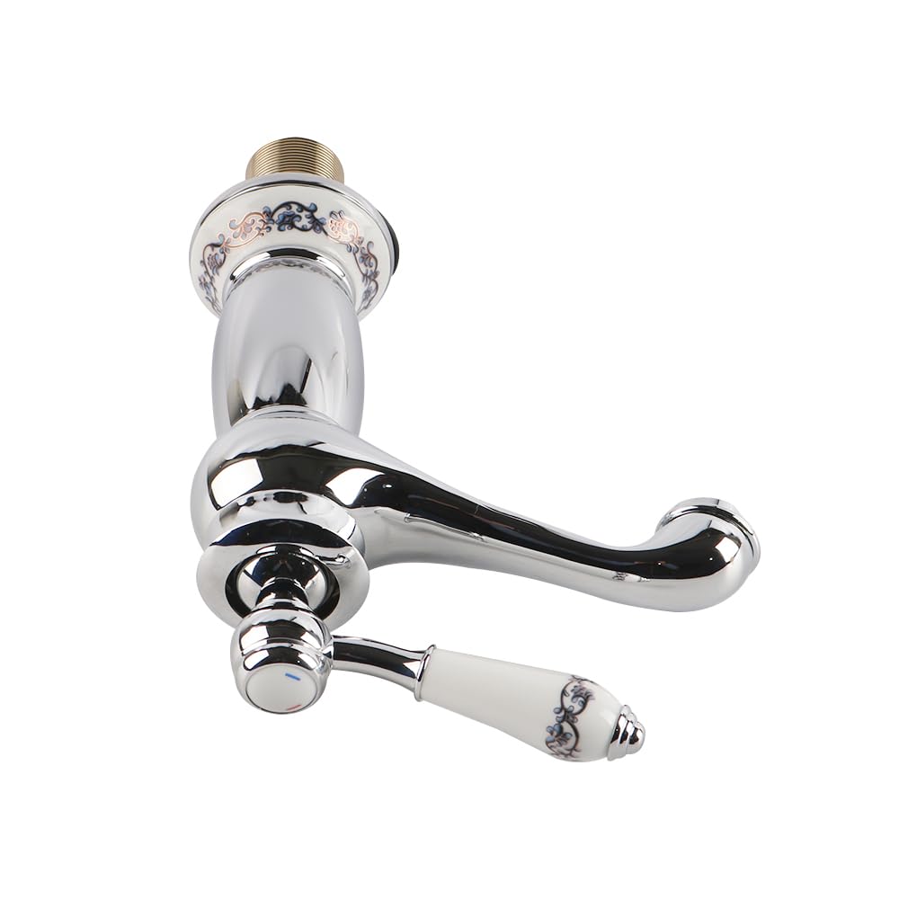 Sarini Ceramic Single Handle Mixer Tap Cold Hot Water Bronze Faucet for Bathroom Basin Sink Home Decoration Stylish Faucet for Bathroom or Kitchen - Image 2
