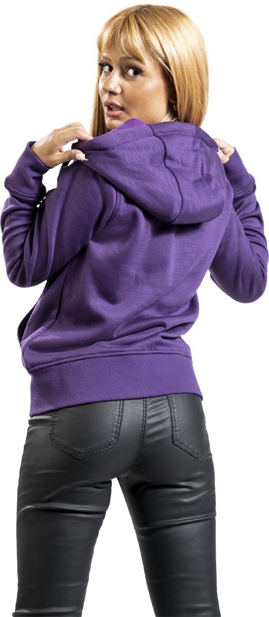 RED by EMP Damen lilane Kapuzenjacke mit Rippbündchen