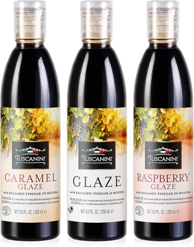 Tuscanini Balsamic Glaze Variety Pack, Made with Kosher Balsamic Vinegar