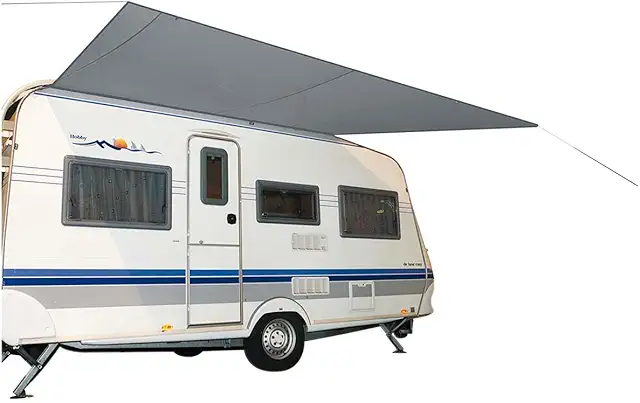 Bo-Camp Trip Grey M Caravan Awning - Easy Setup Luifel Tent 350x240cm