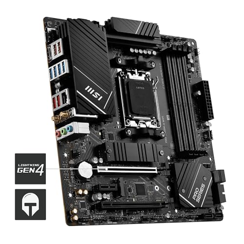 Image of MSI PRO B650M-A WiFi Motherboard AMD B650 Socket AM5 Micro ATX