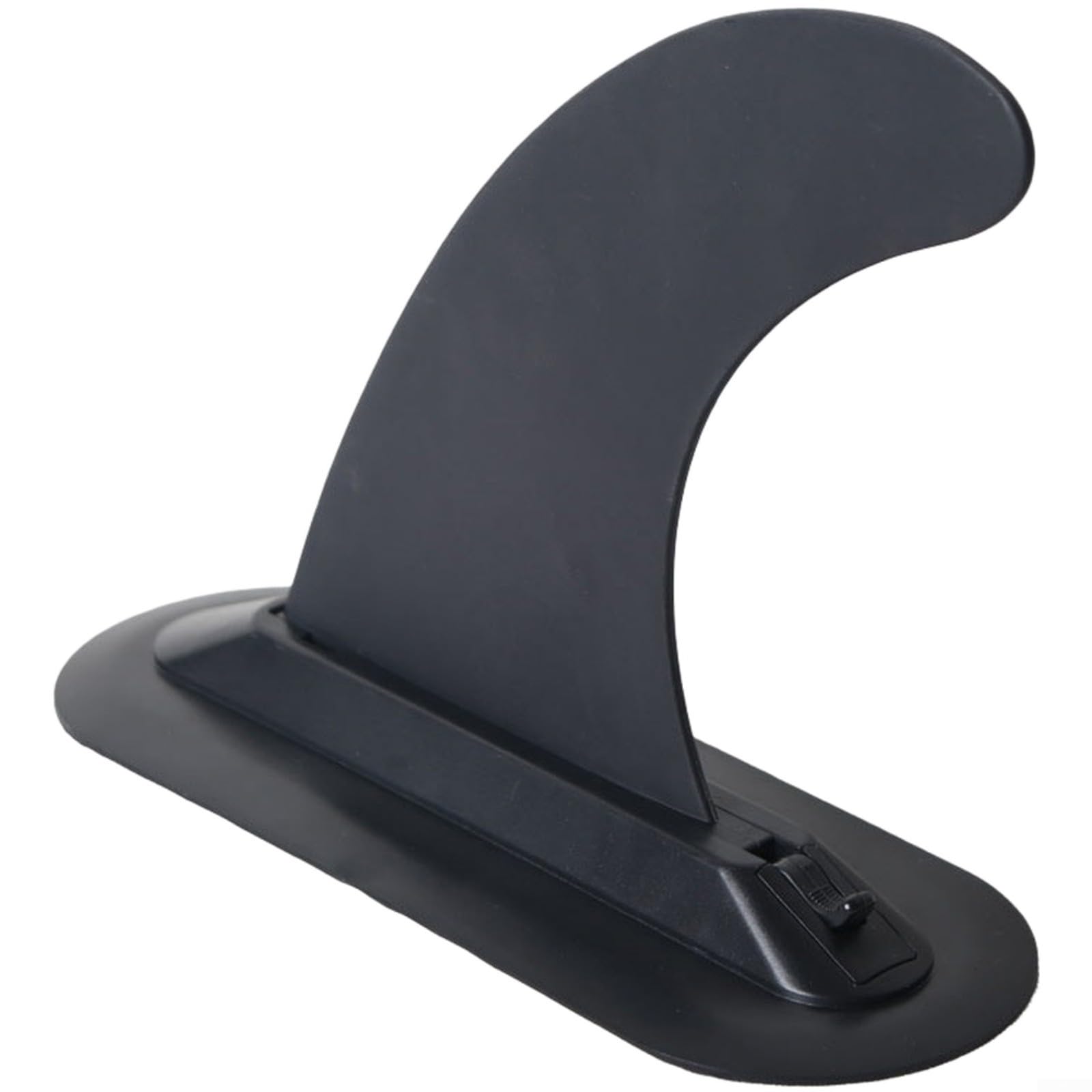 Quick Release Flip Fin for Stand Up Paddleboard, Strong Nylon Surfboard for STABILIZER with Push-Button Locking, Compact Hydrodynamic Paddleboard Fin Accessory, Black(C)