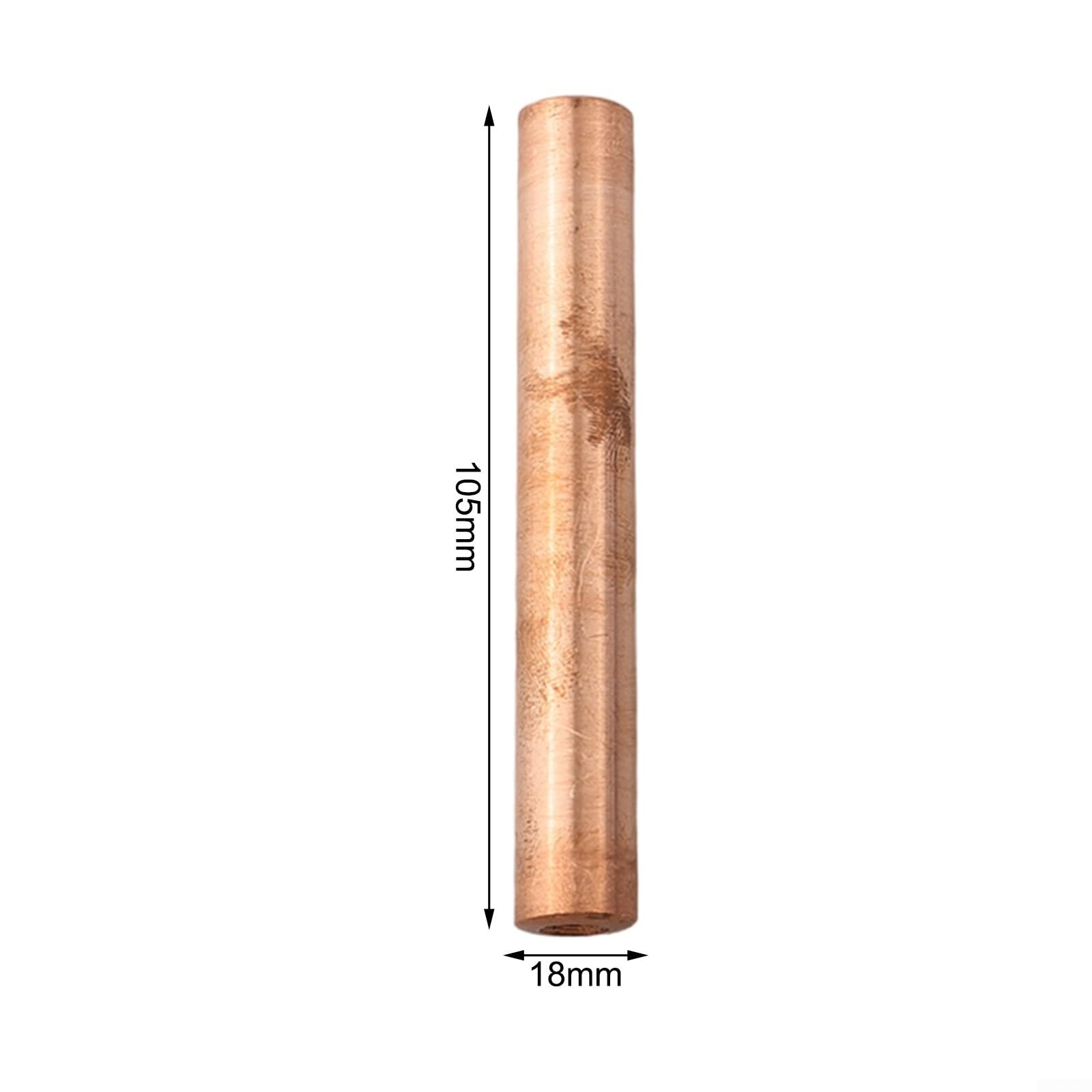 Ionizador solar de repuesto de ánodo de cobre Rod para purificador de piscina, 105 mm, paquete de 4