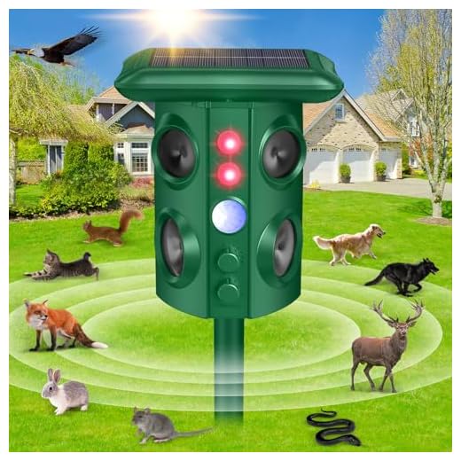 Solar Animal Repellent with Motion Sensor