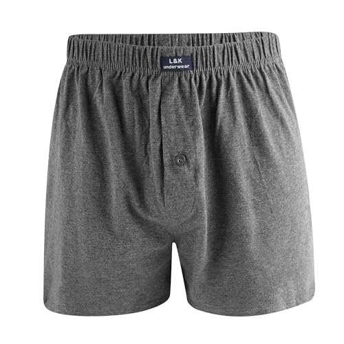Webboxer clásicos L&K pack de 10 calzoncillos de algodón para oficina y hogar 5