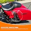 Saddlebag Guards Rear Saddlebag Support Bracket Kit Tip Over Protection Crash Bar Fit for Harley Touring Street Glide Road Glide Road King Electra Glide CVO Ultra Limited 2009-2025