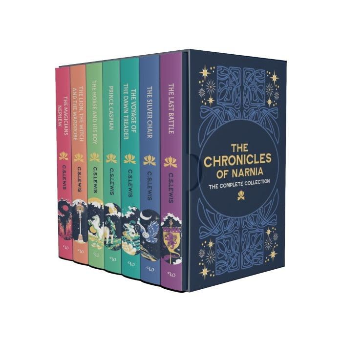 The Chronicles of Narnia 7 Books Collection Box Set By C S Lewis (The Magician's Nephew, The Lion the Witch and the Wardrobe, The Horse and His Boy,Prince Caspian, Voyage of the Dawn Treader & More)      Hardcover – December 18, 2025