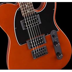 Suier by Fender Affinity Telecaster HH FSR Guitare électrique avec tête assortie Orange métallisé - Les Beatles, Paul McCartney, John Lennon, RIngo Starr, George Harrison Suier by Fender Affinity Telecaster HH FSR Guitare électrique avec tête assortie Orange métallisé – Image 3