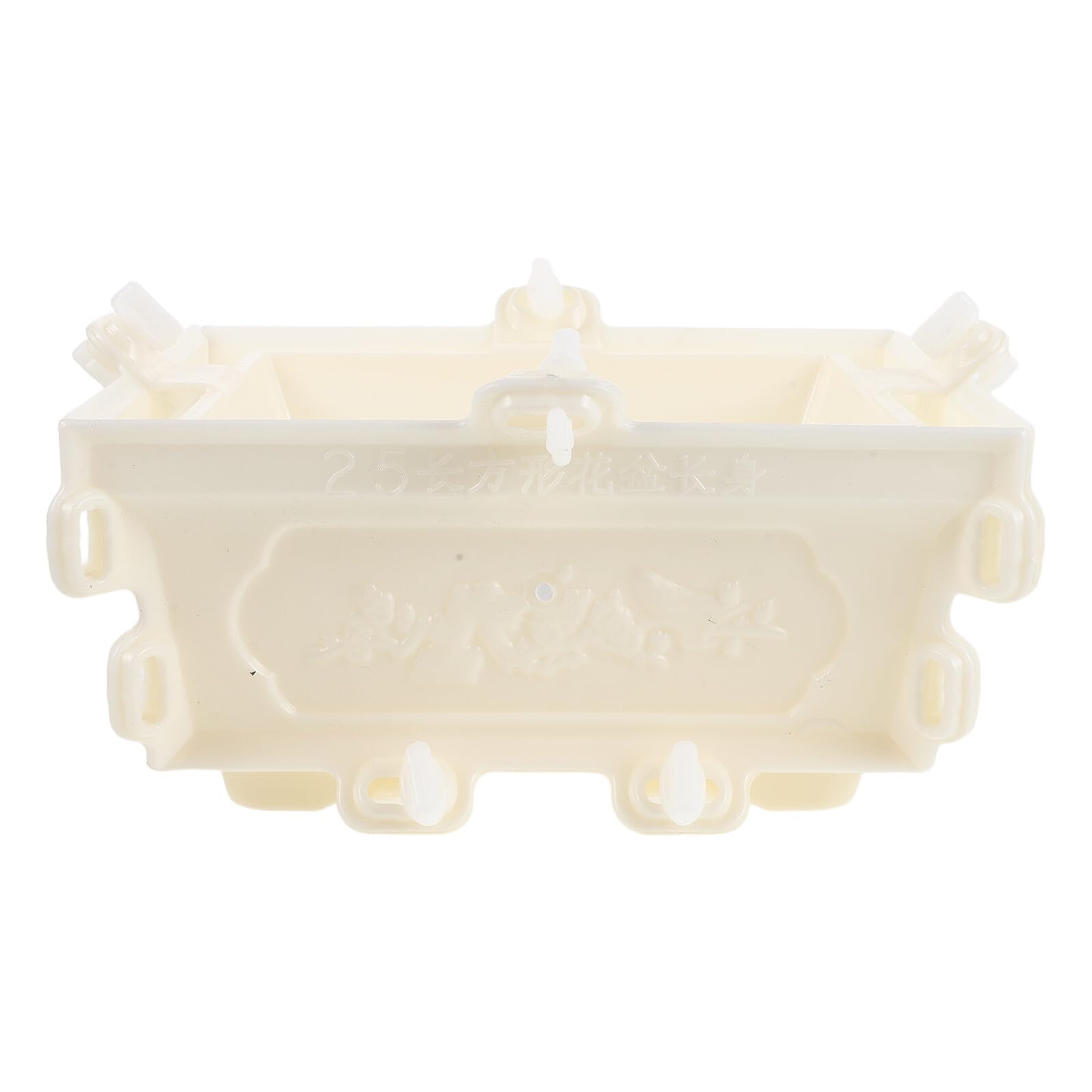 Moule jardinière plastique rectangulaire 29x22x15cm pour pot de fleurs ciment