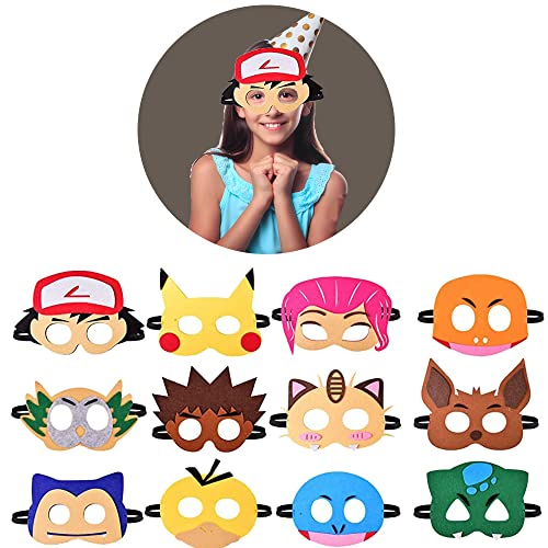 SMLHPARTY Masques de fête Anniversaire Masques Cosplay Accessoires pour Halloween Anniversaire Noël Mascarade Anniversaire Masques de Fête Décoration Cosplay Halloween Accessoires de Fête Cover