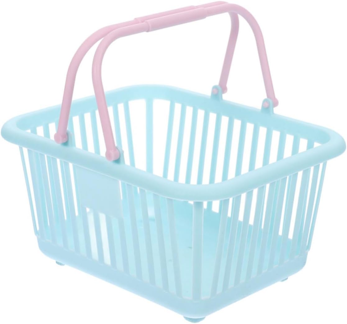 Plastic Mini Basket with Handle for Shopping and Storage