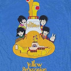 The Beatles T-shirt Yellow Submarine en coton pour garçons/filles - Les Beatles, Paul McCartney, John Lennon, RIngo Starr, George Harrison The Beatles T-shirt Yellow Submarine en coton pour garçons/filles – Image 2