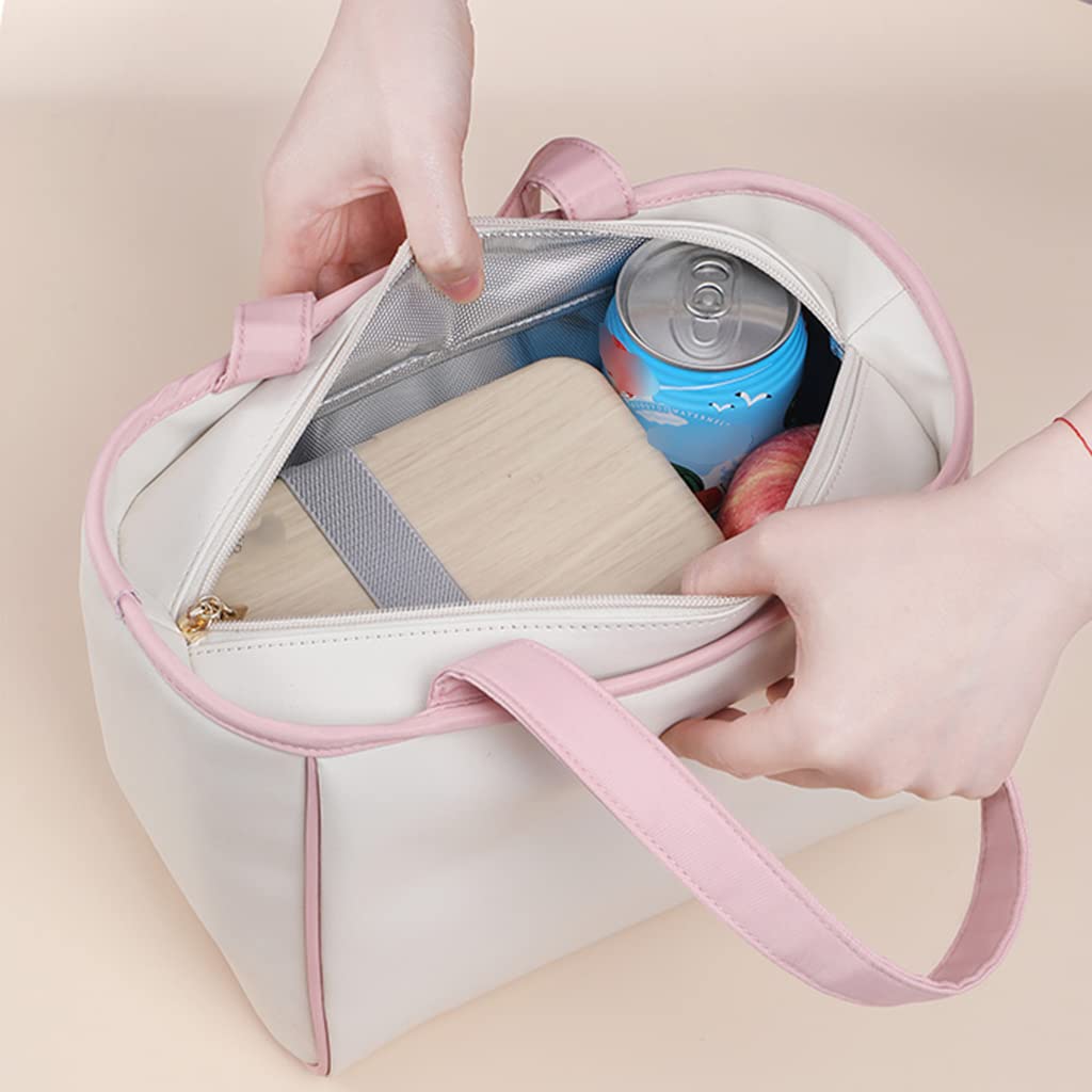 Portapranzo con Sacchetto per Riso, Borsa a Mano Rinforzata in Foglio di Alluminio, Borsa Impermeabile Bento per Studenti e impiegati.