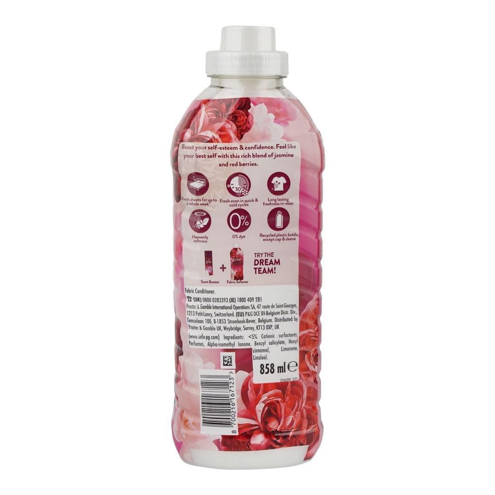 Lenor płyn do płukania tkanin – jaśmin i czerwone jagody – 858 ml / 26 cykli prania